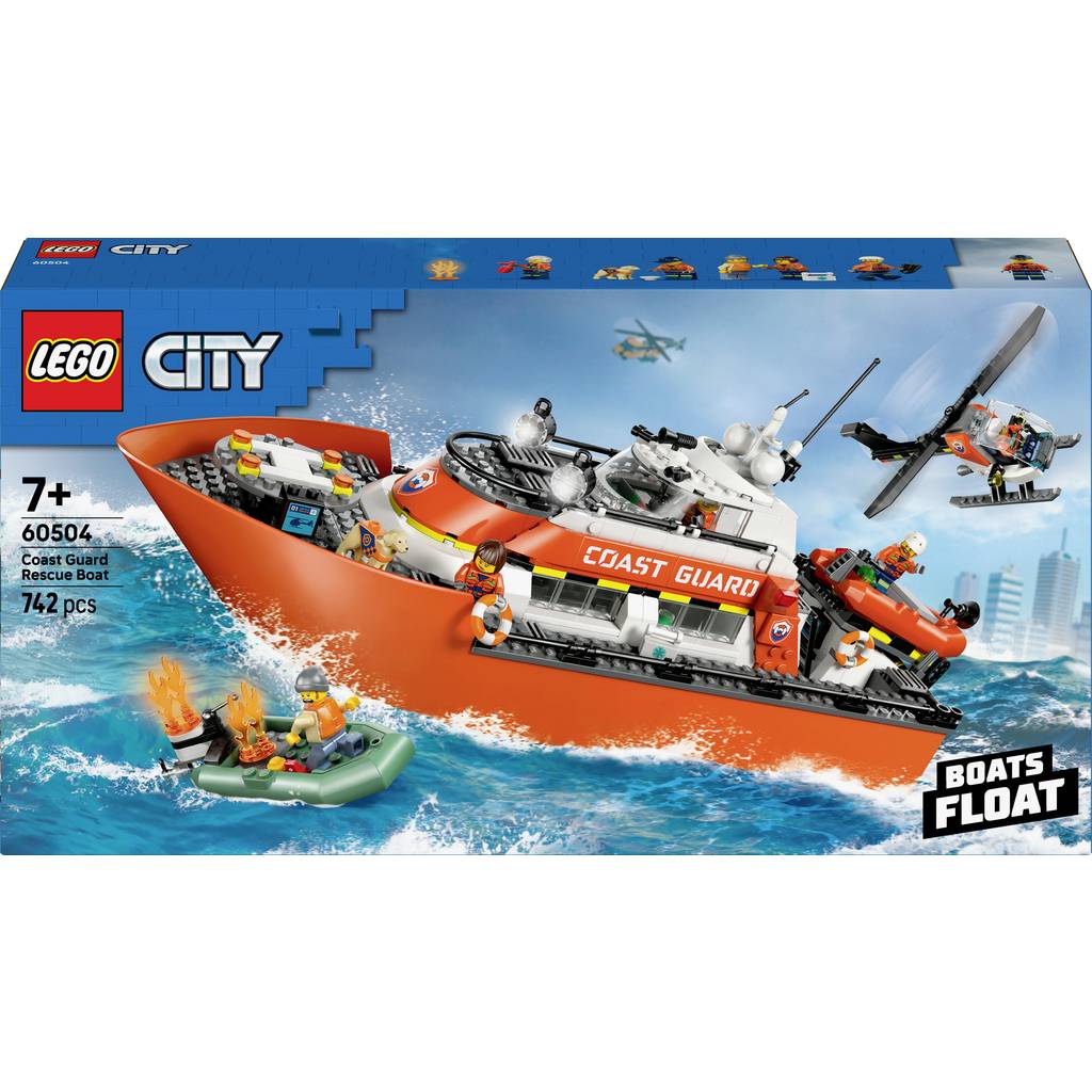 LEGO City 60504 – Canot de sauvetage avec hélicoptère