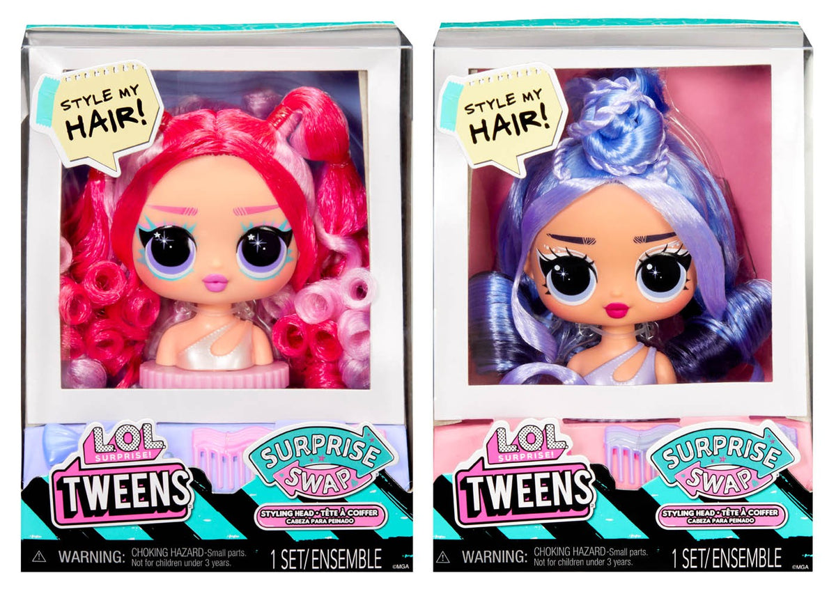 593522EUC L.O.L. Surprise Tweens Surprise Swap Styling Head Asst - LOL Surprise!