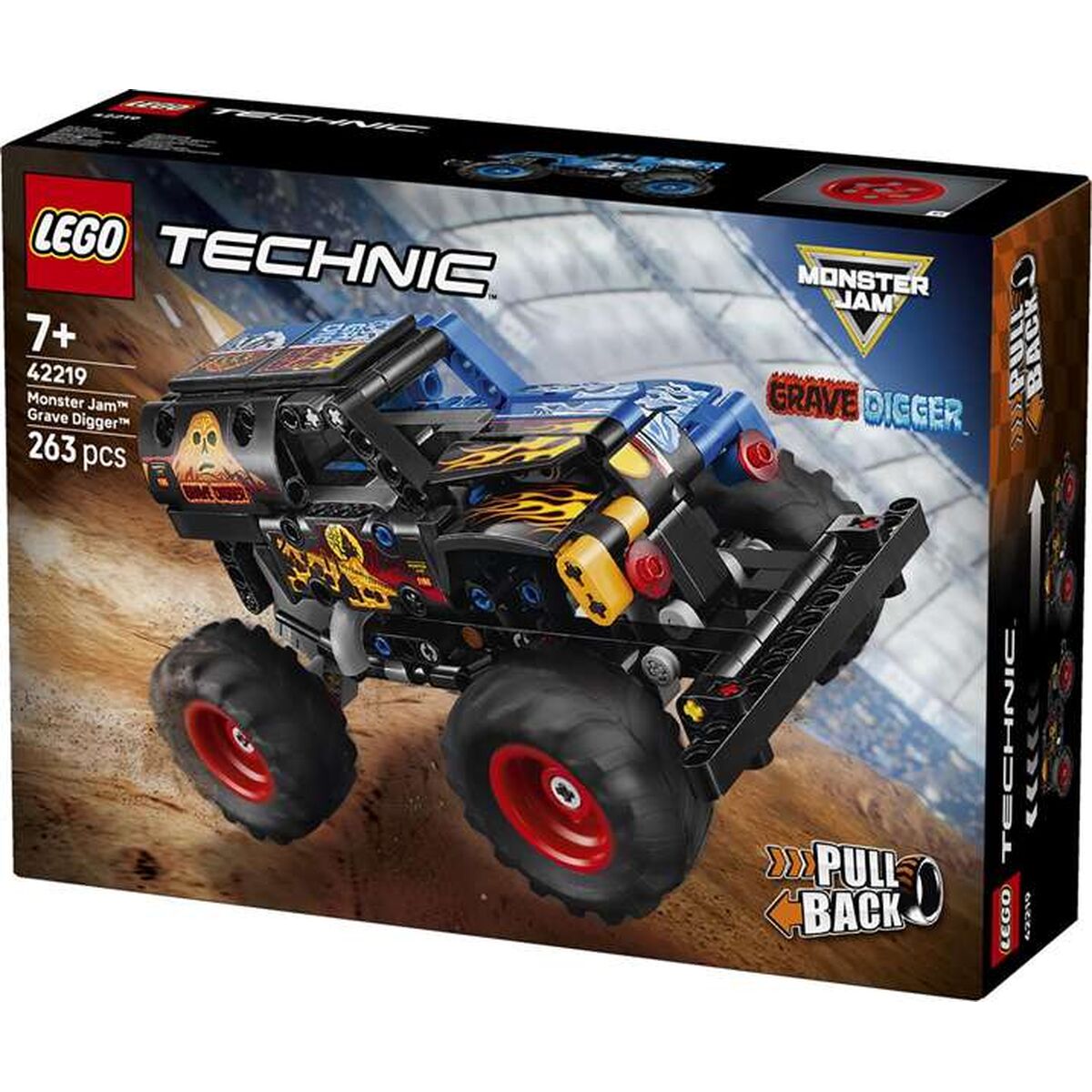 LEGO Technic 42219 – Monster Jam Grave Digger Fire & Ice