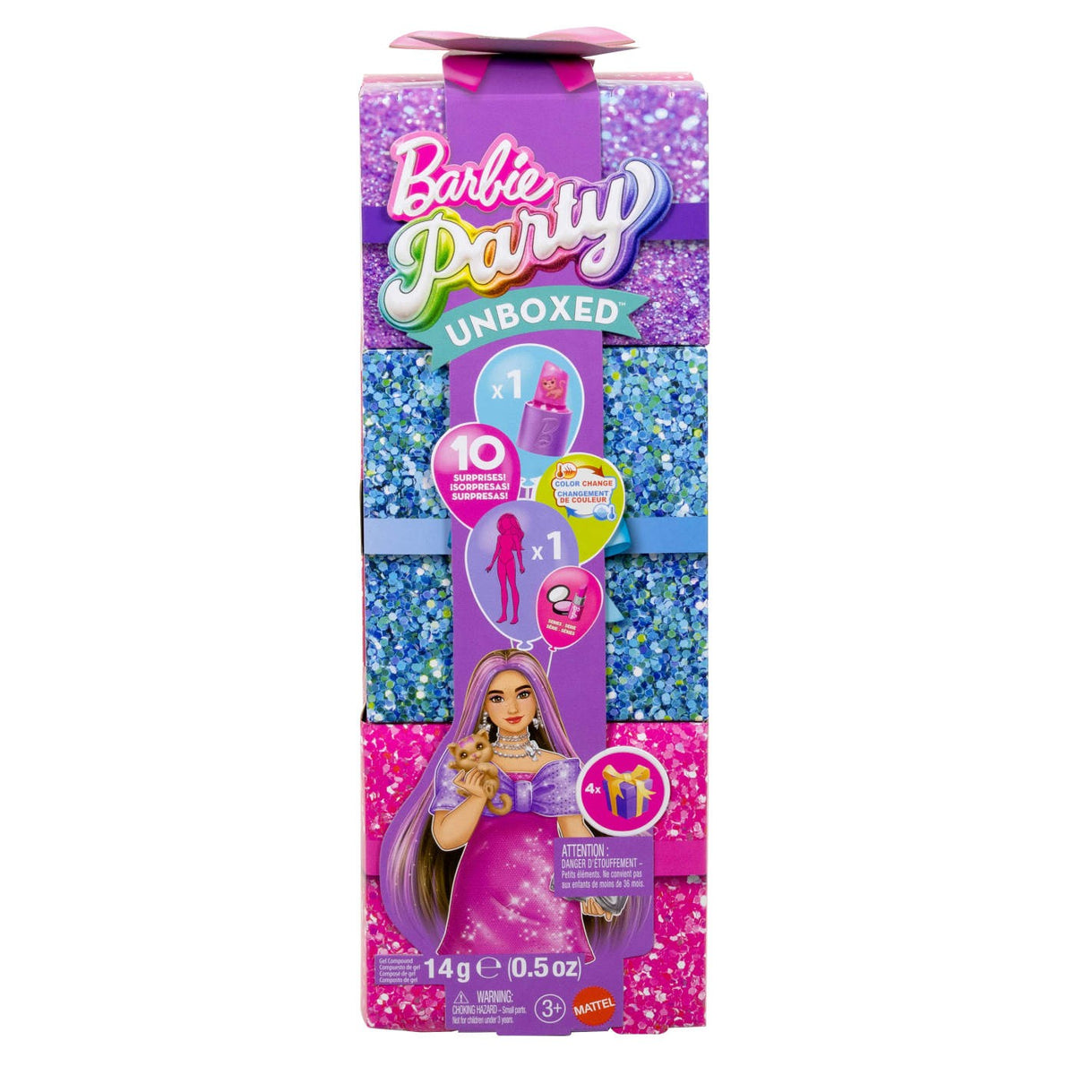 Barbie Party Unboxed Doll Pink JFY67 - Barbie