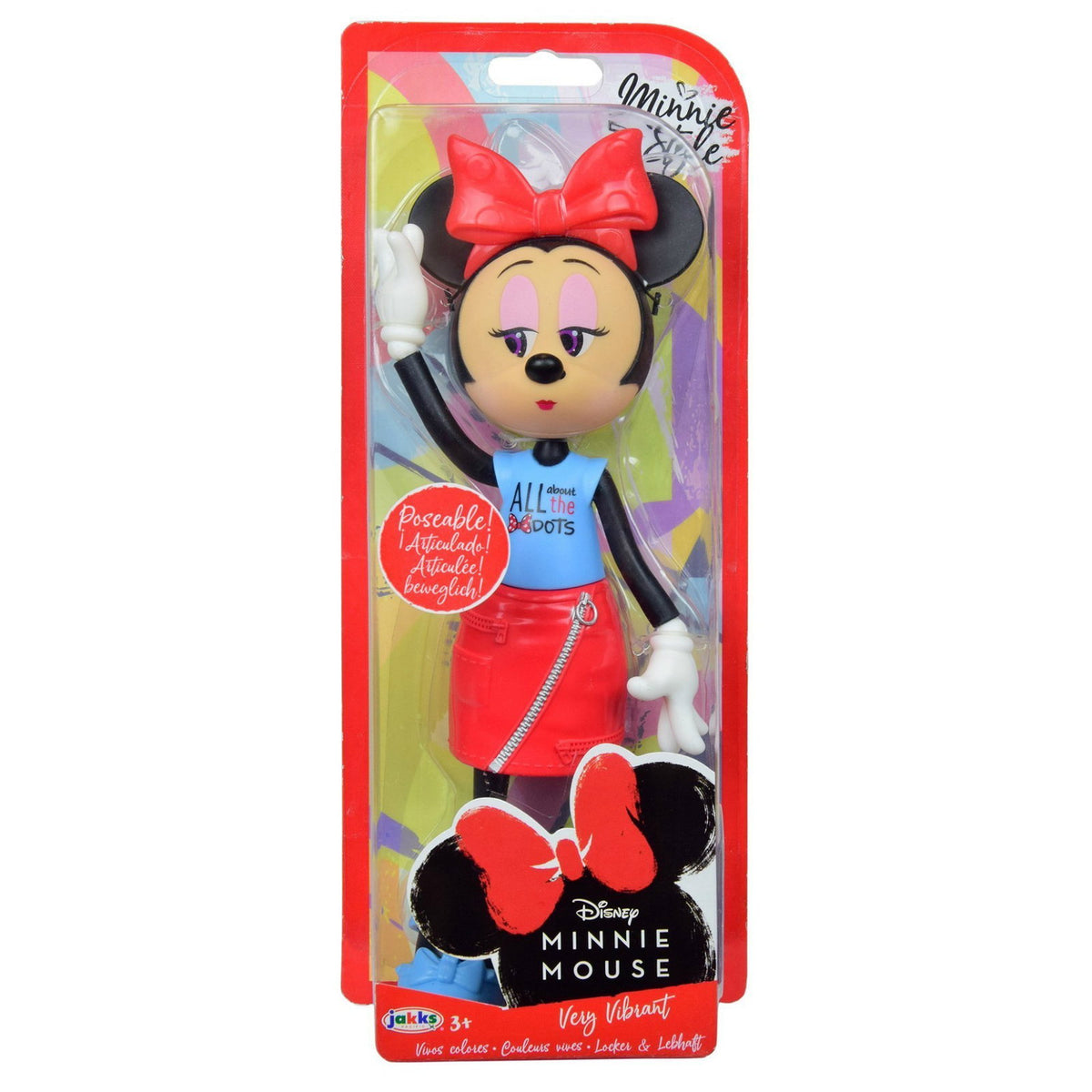 Disney, Minnie Mouse, Doll, Very Vibant, Fille