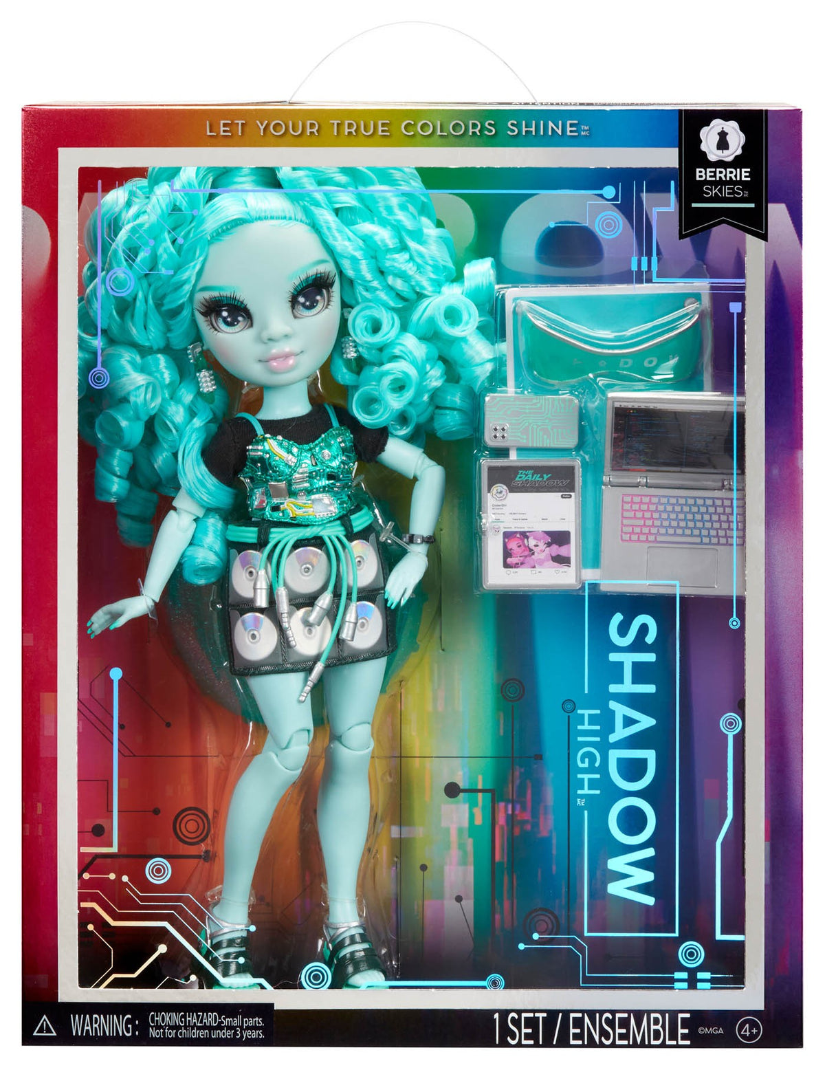 Shadow High Fashion Doll- Green 592808 593225EUC - Shadow High