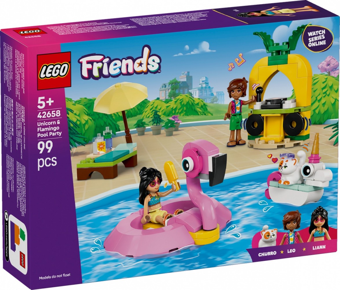 42658 LEGO FRIENDS Pool party with unicorn and flamingo 42658 - LEGO Friends