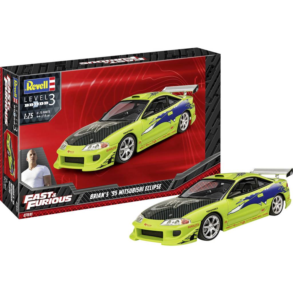 Revell Fast & Furious – Mitsubishi Eclipse 1995 1:25