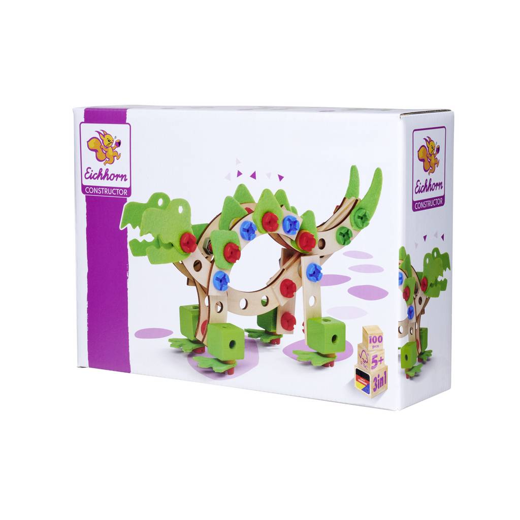 Eichhorn Constructor – Dinosaures 100 pièces