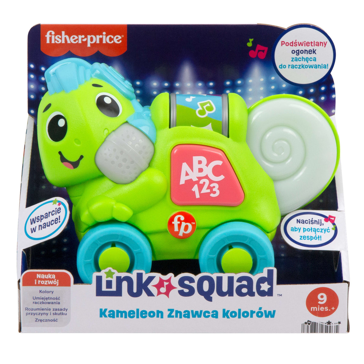 Fisher-Price Link Squad Crawl n Colors Chameleon HYL34 Polish