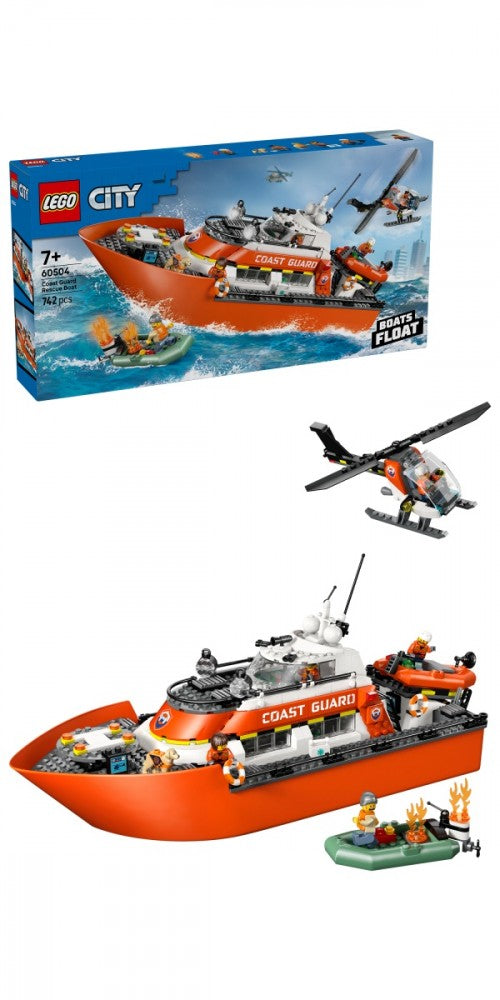 LEGO City 60504 – Canot de sauvetage avec hélicoptère