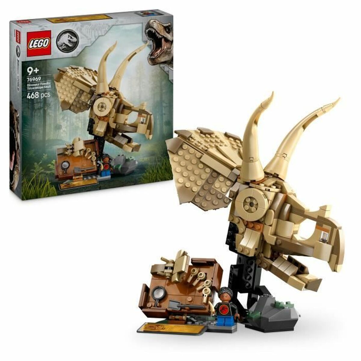LEGO Jurassic World 76969 – Crâne de tricératops