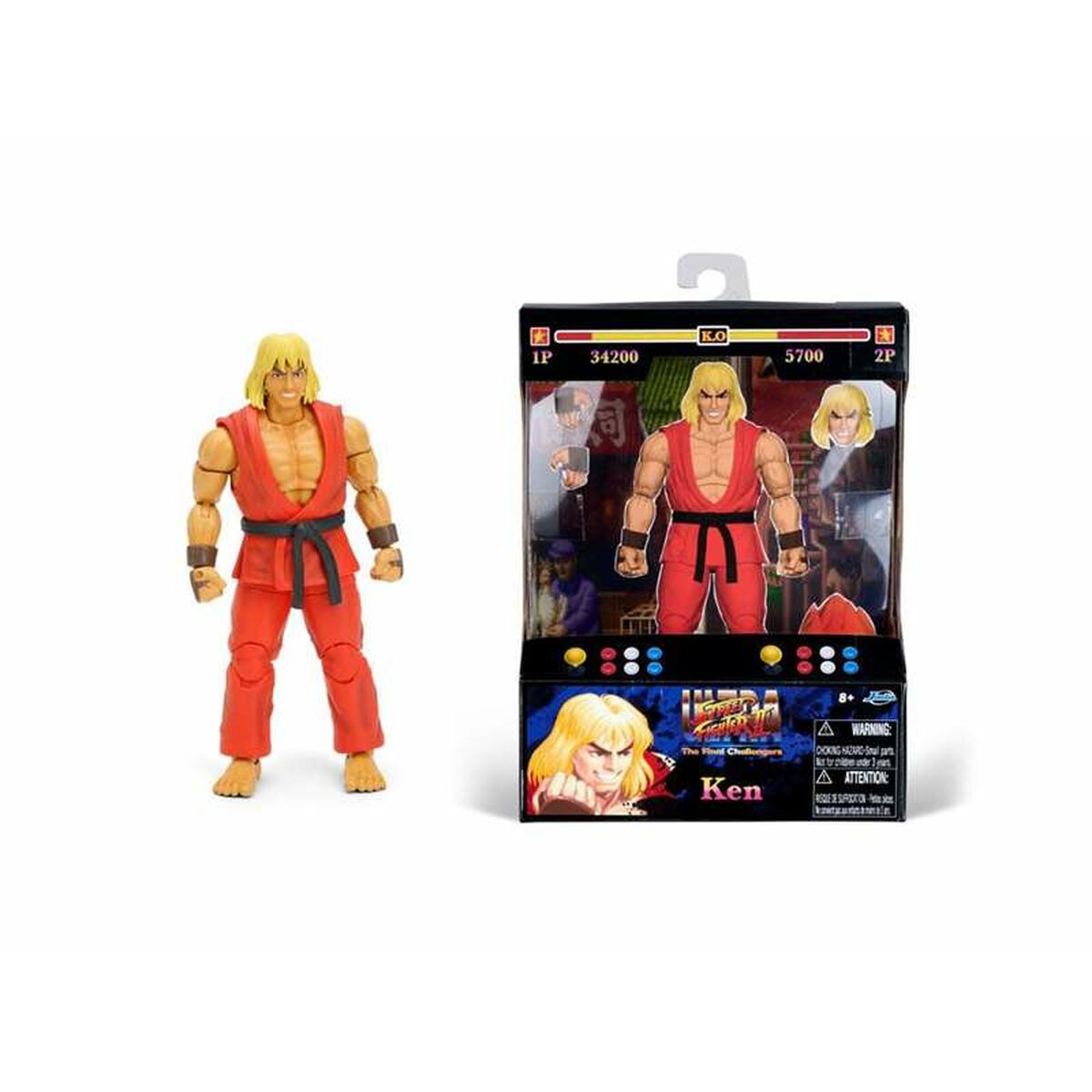 JADA TOYS Street Fighter II – Figurine Ken 15 cm