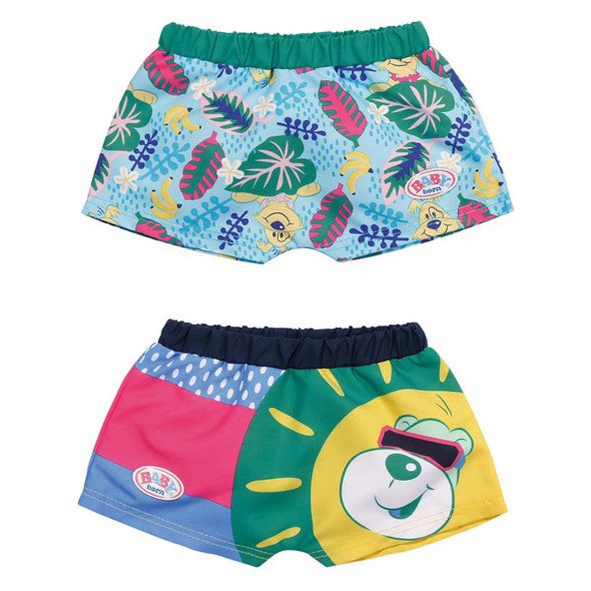Baby Born Holiday Swimshorts Asst2 43cm - Baby Born