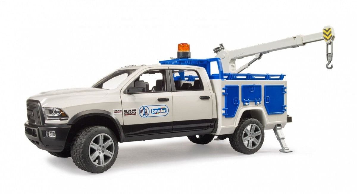Bruder RAM 2500 – Camion de service avec grue 02509