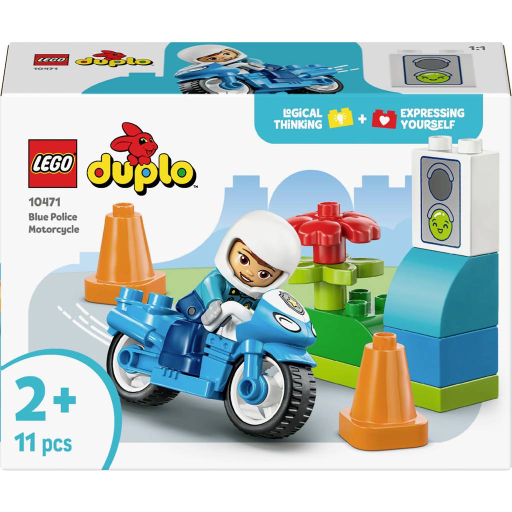 10471 LEGO DUPLO Blue police motorbike (10471); game set 10471