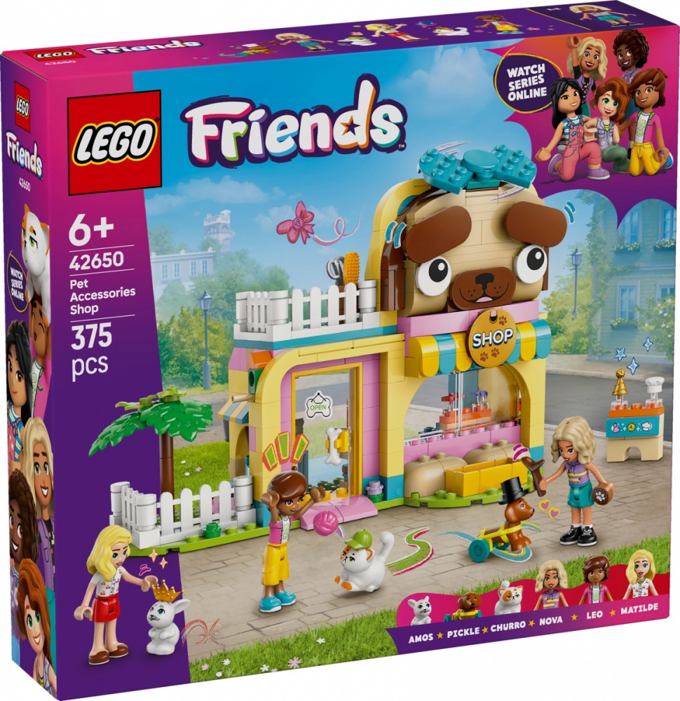 LEGO Friends 42650 – Boutique d’accessoires pour animaux