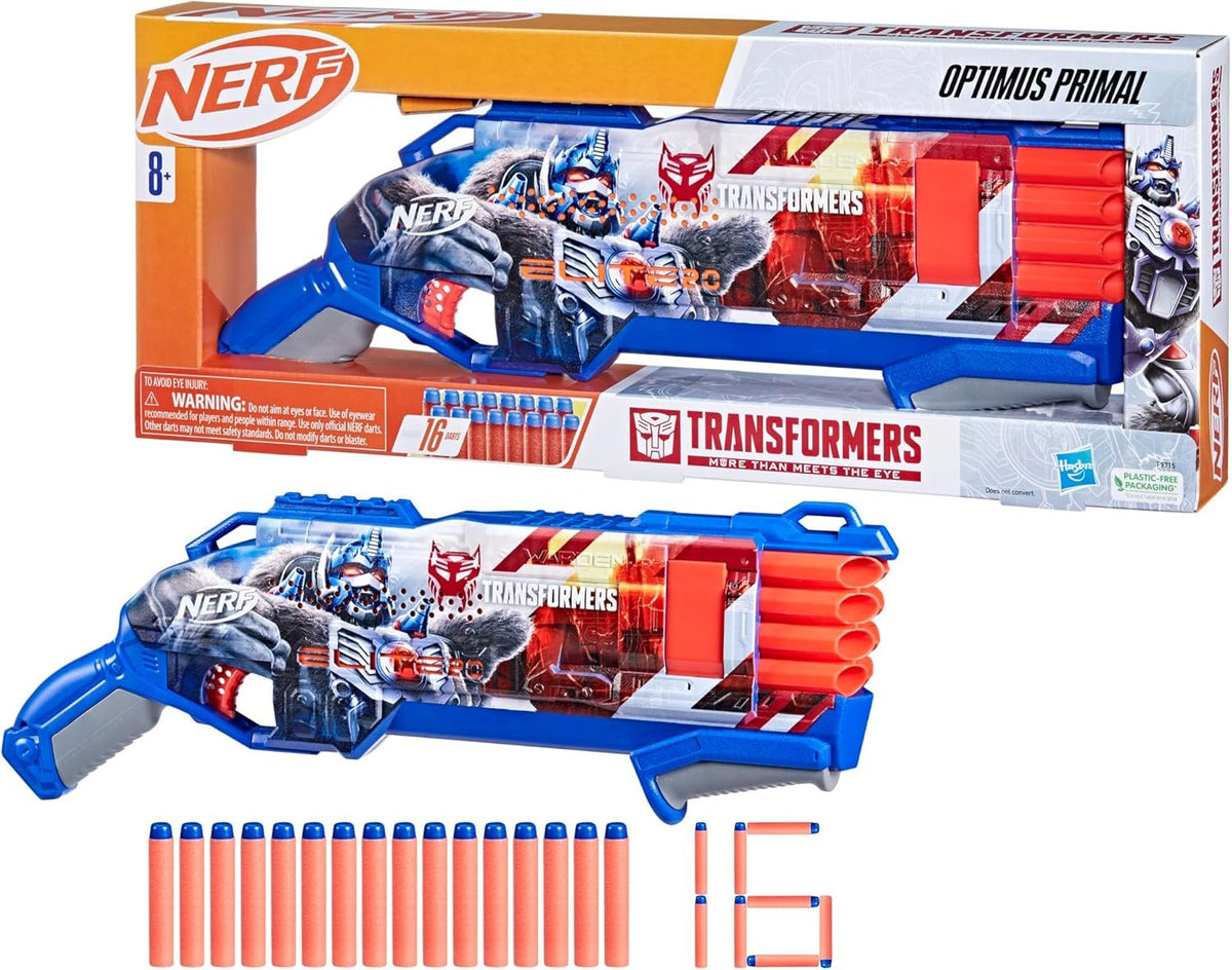 NERF Transformers Ink Optimus Primal F9716 F9715 - Nerf
