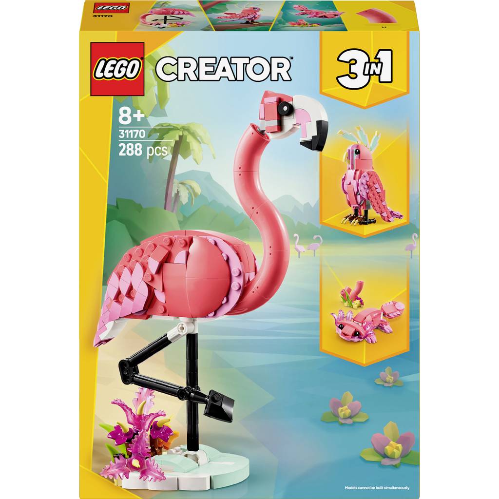 31170 LEGO CREATOR Wild animals: Rosa Flamingo 31170