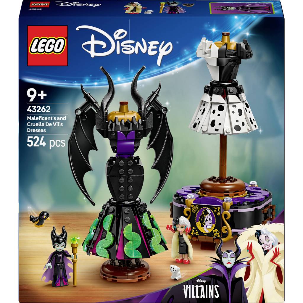 LEGO Disney 43262 – Robes de Maléfique et Cruella