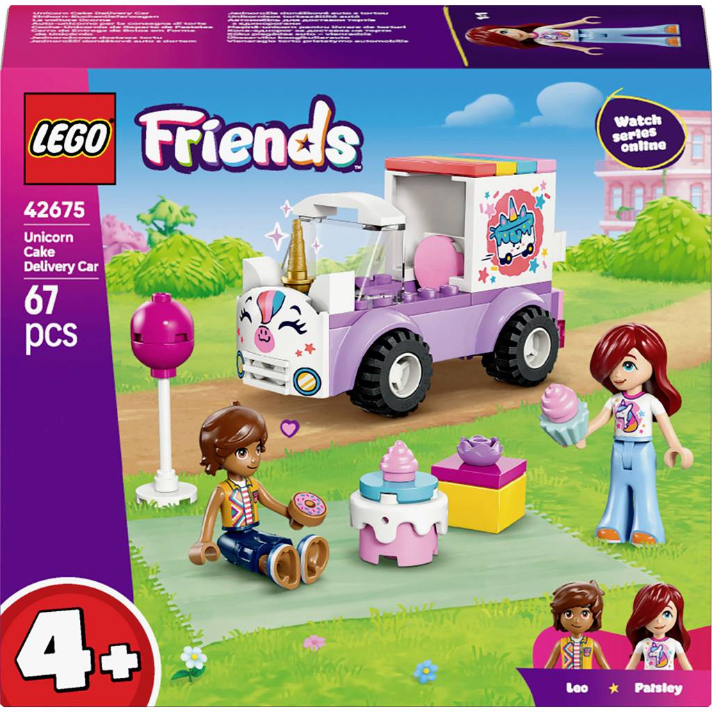42675 LEGO FRIENDS Unicorn cake delivery wagon (42675); Voiture miniature 42675