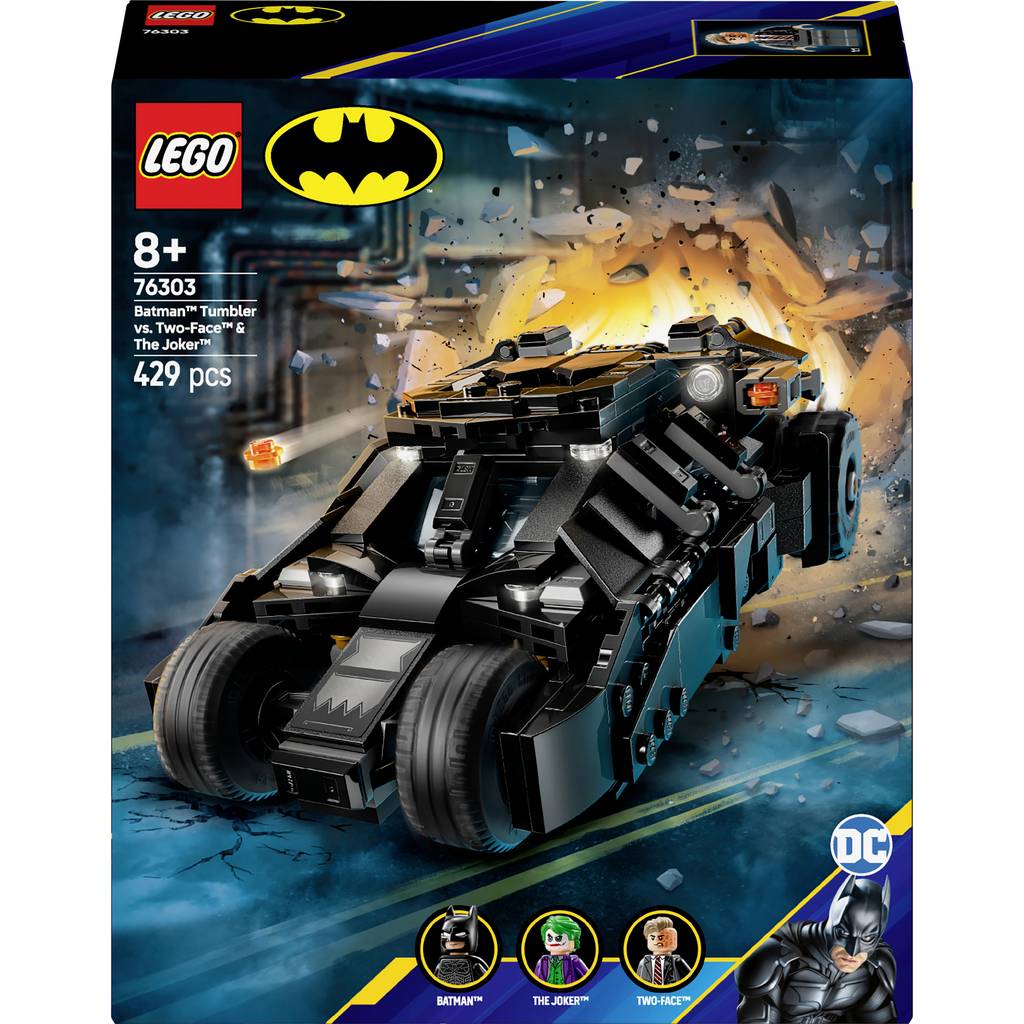 LEGO DC 76303 – Batmobile Tumbler, Two-Face & Joker