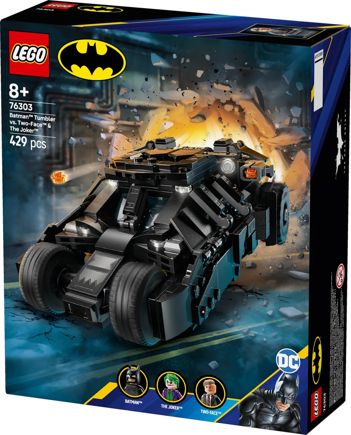 LEGO DC 76303 – Batmobile Tumbler, Two-Face & Joker