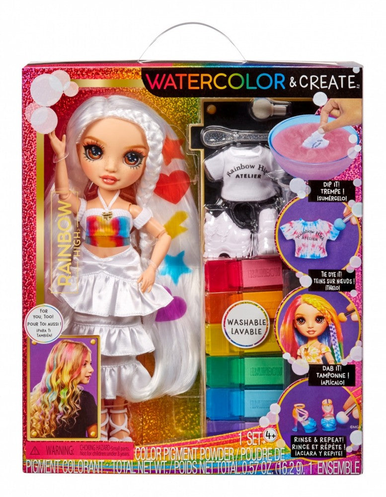 507598-EUC Rainbow High WaterColor & Create - Brown eyes - vue supplémentaire