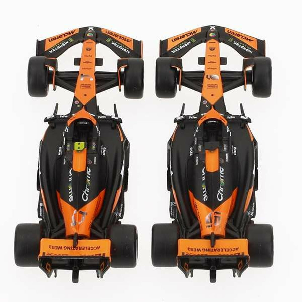 Bburago F1 – McLaren MCL38 2024, lot de 2, 1:43