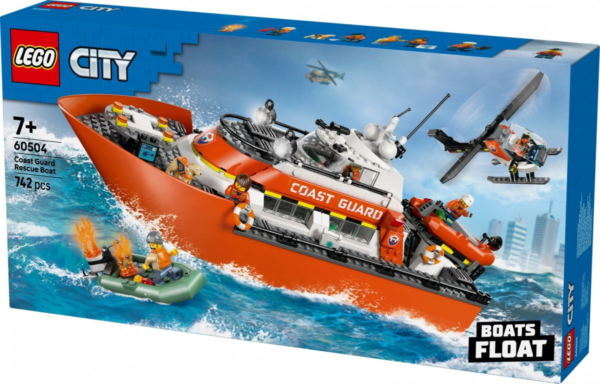 LEGO City 60504 – Canot de sauvetage avec hélicoptère