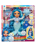 120834-EUC Rainbow High Winter Wonderland Doll- Skyler (Blue) - Rainbow High