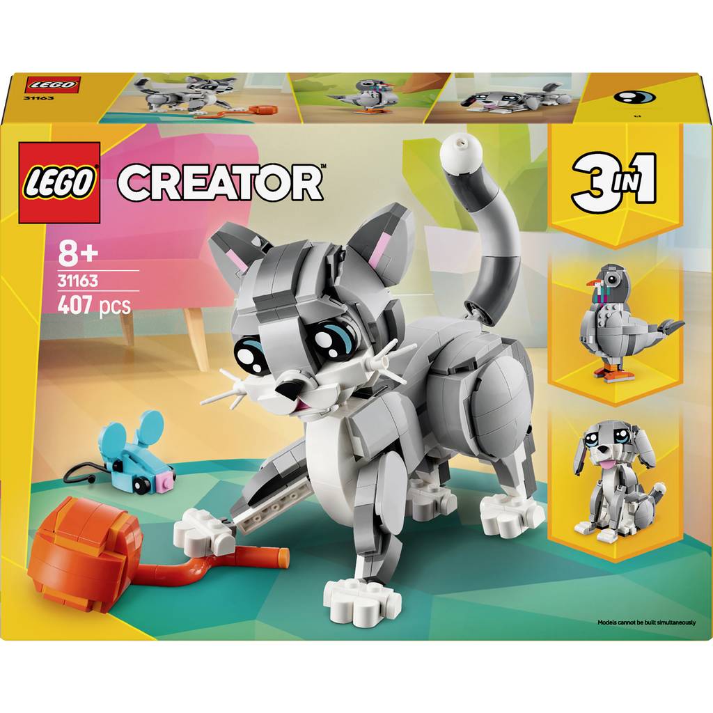 31163 LEGO CREATOR Grey cat 31163 - LEGO Creator