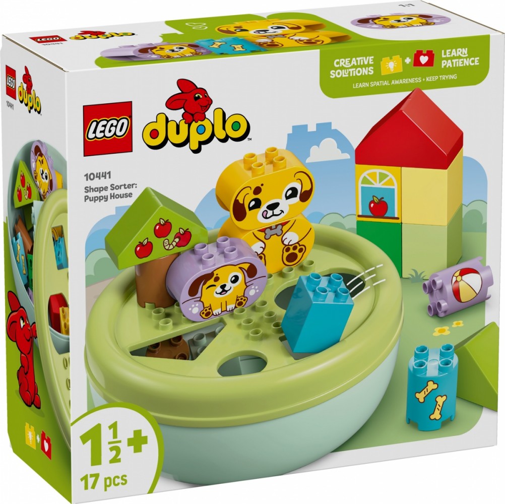 LEGO DUPLO 10441 – Maison du chiot et trieur de formes