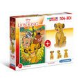 Clementoni, SuperColor, Lion King 3D, Puzzle, Mixte, 6+ ans, 104 pièces