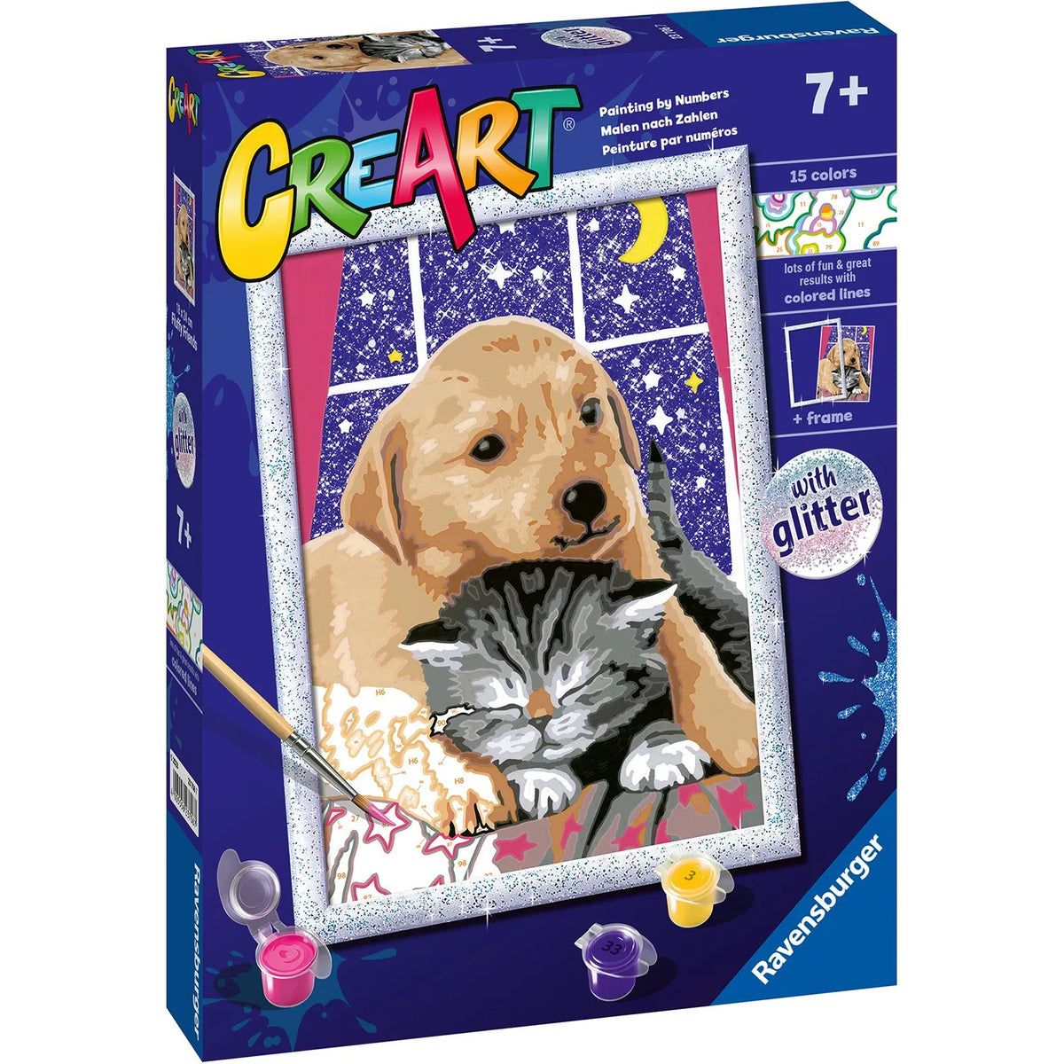CreArt Fluffy Friends D/F/I/EN/E/PT 23706 - CreArt