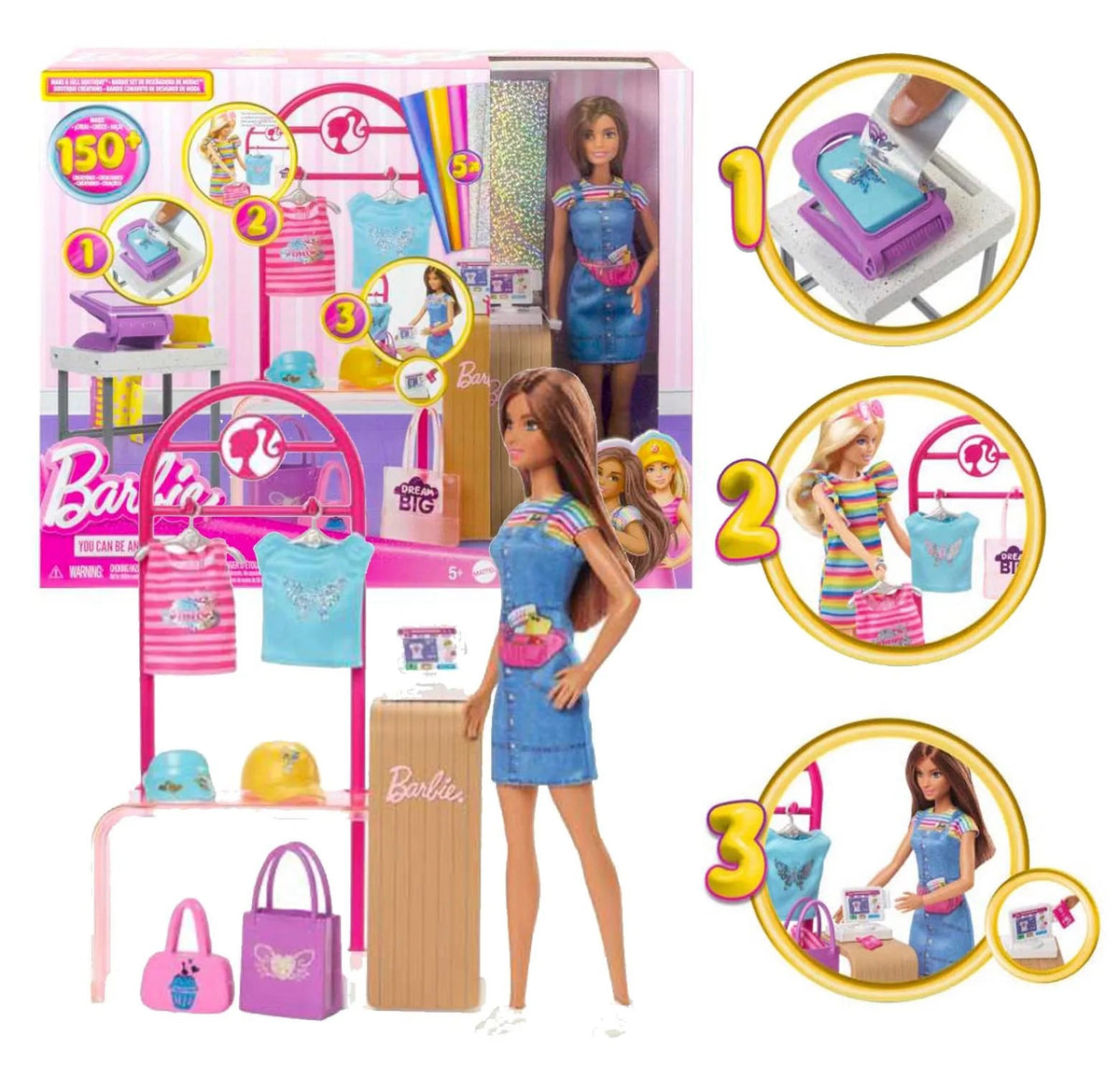 Barbie Fashion Boutique doll playset HKT78
