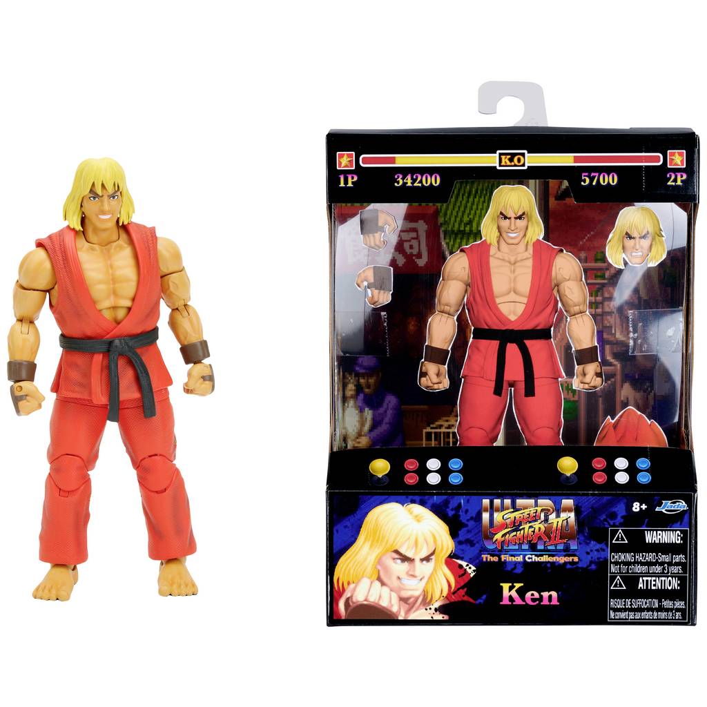 JADA TOYS Street Fighter II – Figurine Ken 15 cm
