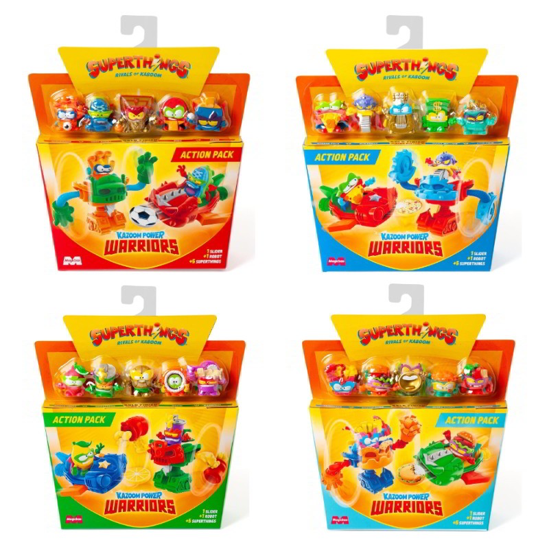 SuperThings Kazoom Power Warriors – Action Pack série 4