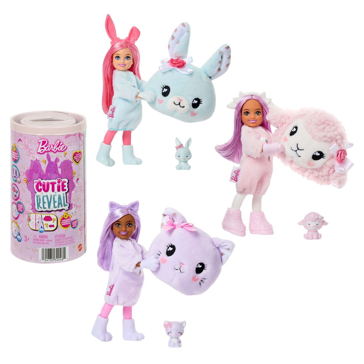 Barbie Cutie Reveal Chelsea Doll Sweet Bows JMW63 - Barbie