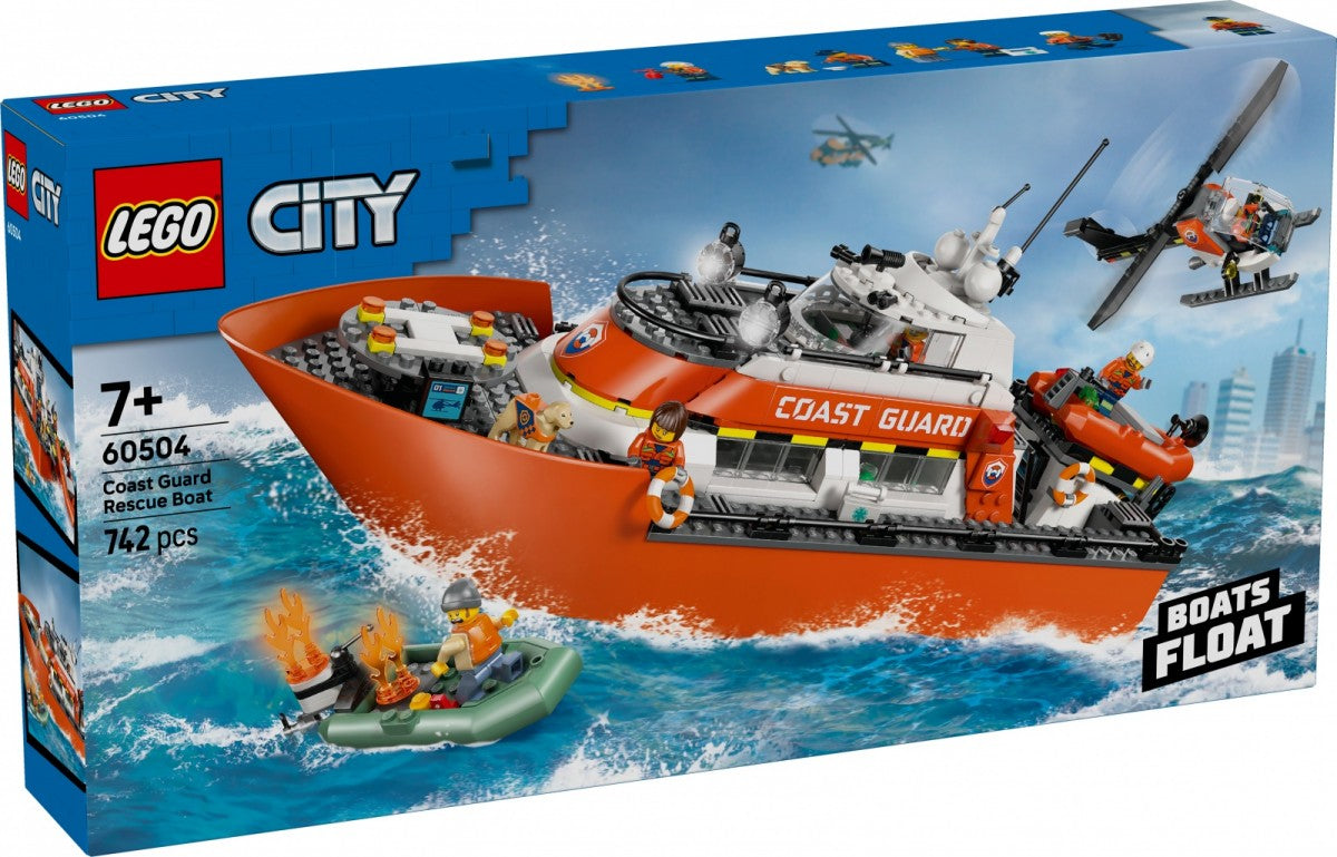 LEGO City 60504 – Canot de sauvetage avec hélicoptère
