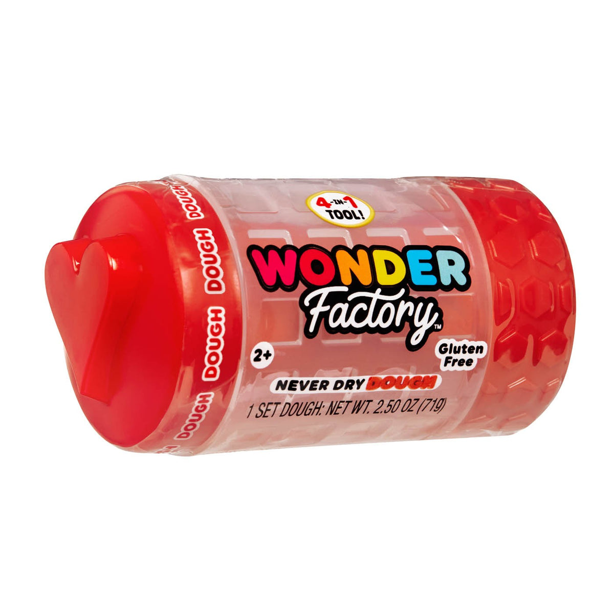 Wonder Factory Never Dry Dough Singles – Red 595069