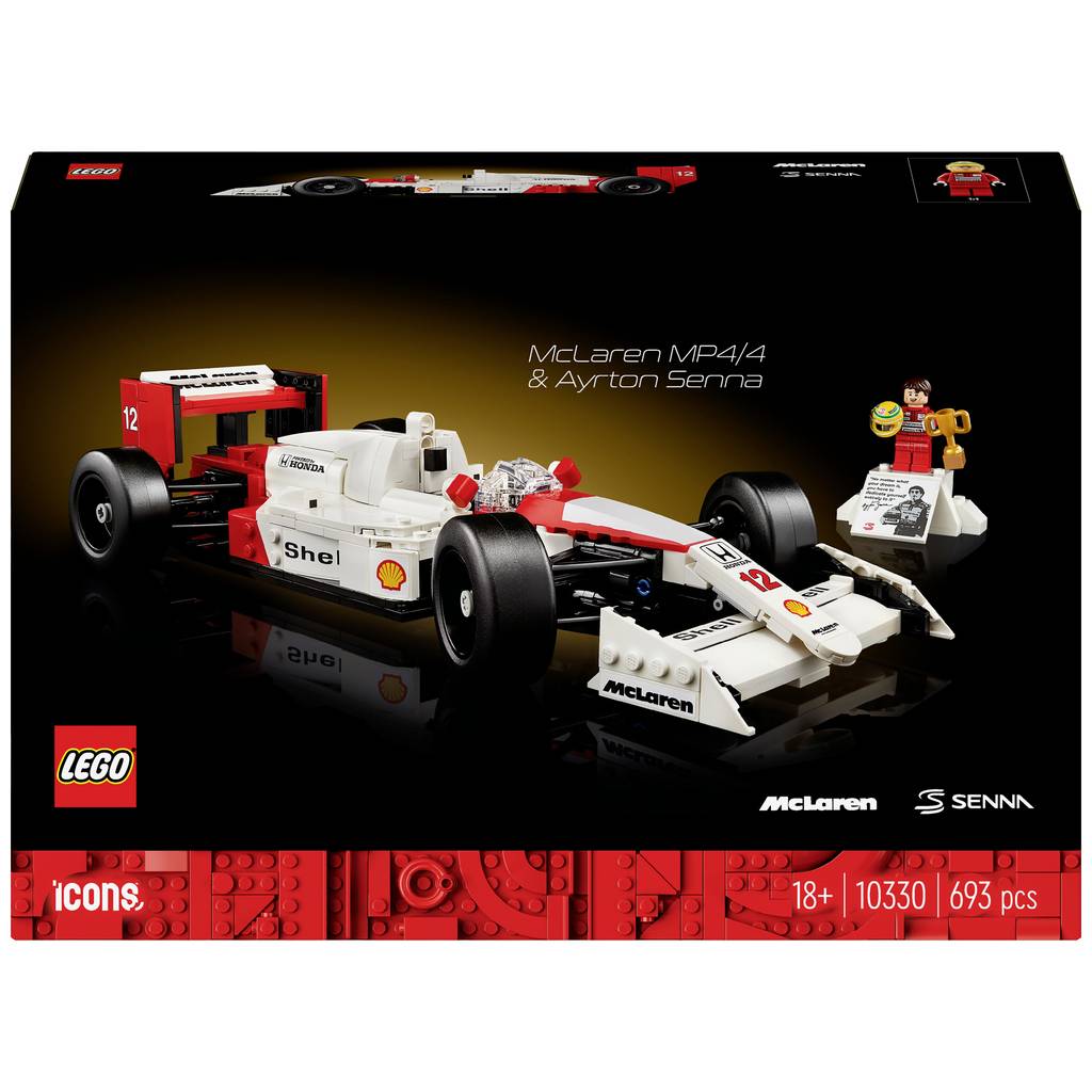 LEGO Icons 10330 – McLaren MP4/4 & Ayrton Senna