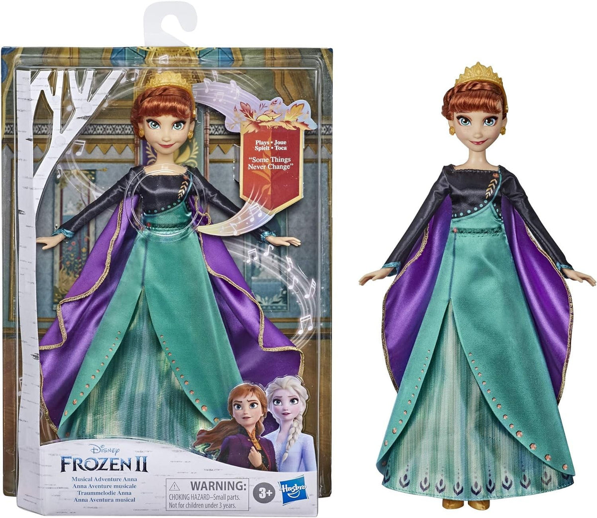 Disney Frozen Musical Adventure Anna Singing Doll E8881 - Hasbro