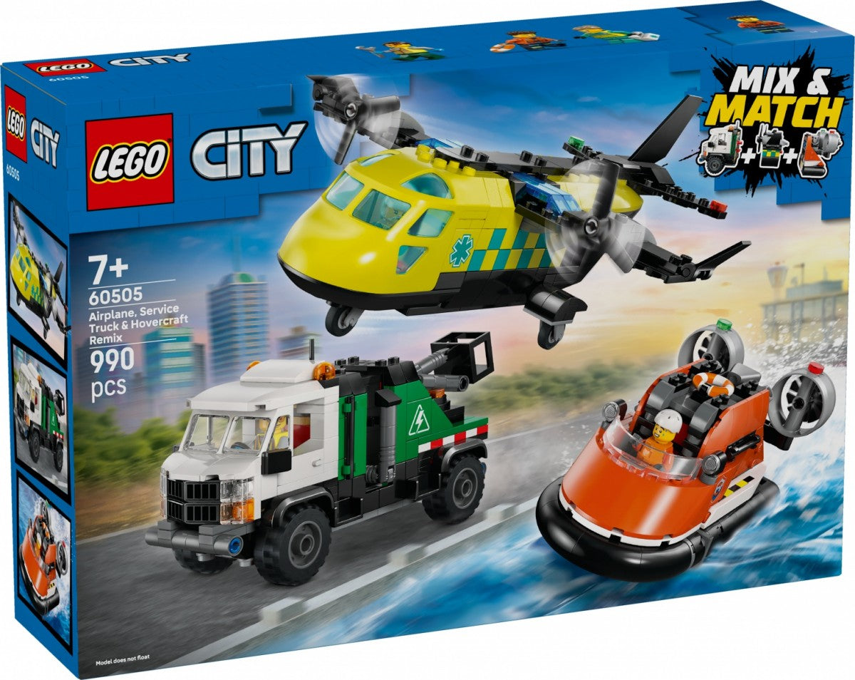 LEGO City 60505 – Avion, véhicule de maintenance et accessoires