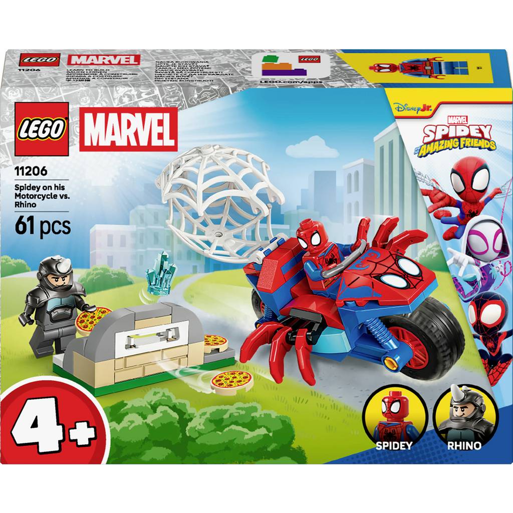 11206 LEGO MARVEL SUPER HEROES Spidey on motorcycle vs. Rhino (11206) 11206