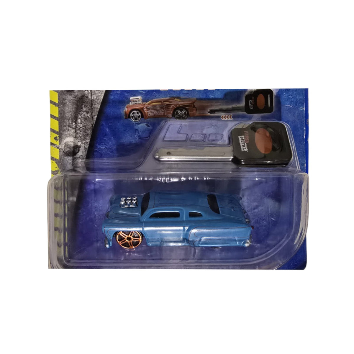 Maisto, Fresh Metal Burnin Key Cars, Voiture miniature, 11620, Blue, 3+ ans