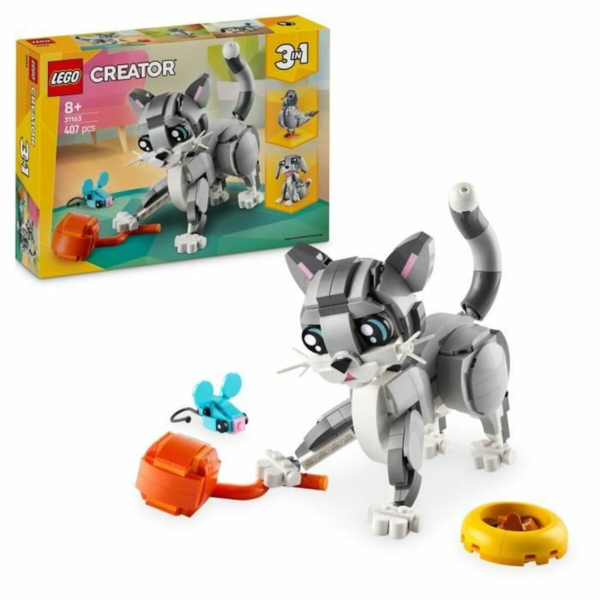 31163 LEGO CREATOR Grey cat 31163 - vue supplémentaire