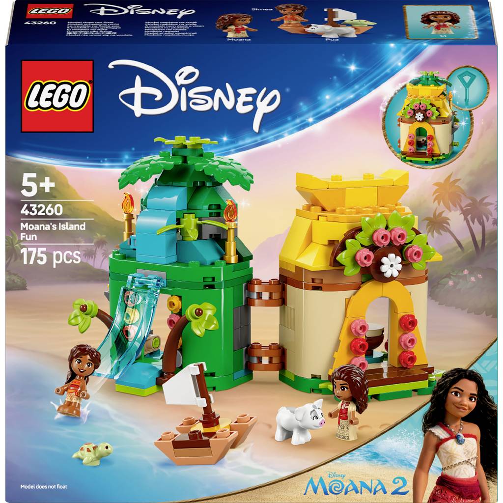 43260 LEGO DISNEY Vaianas Island Fun 43260