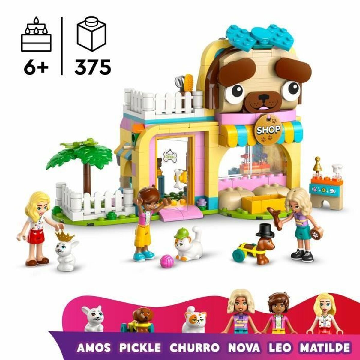 LEGO Friends 42650 – Boutique d’accessoires pour animaux