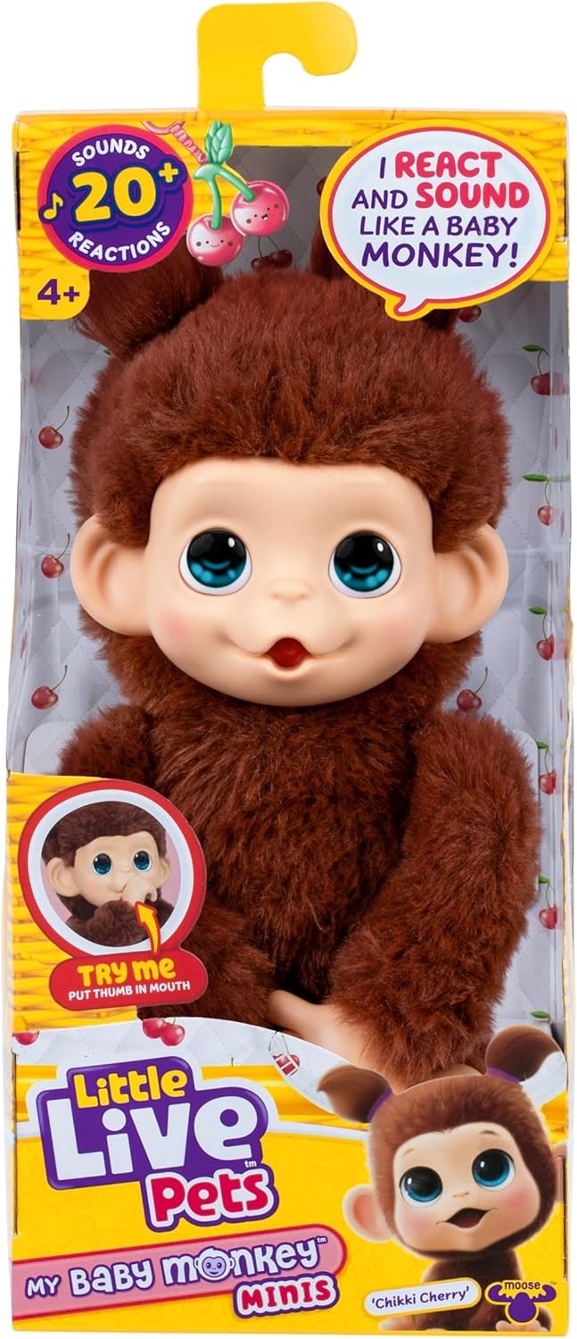 Little Live Pets My Baby Mini Monkey 26765 26729 - Moose