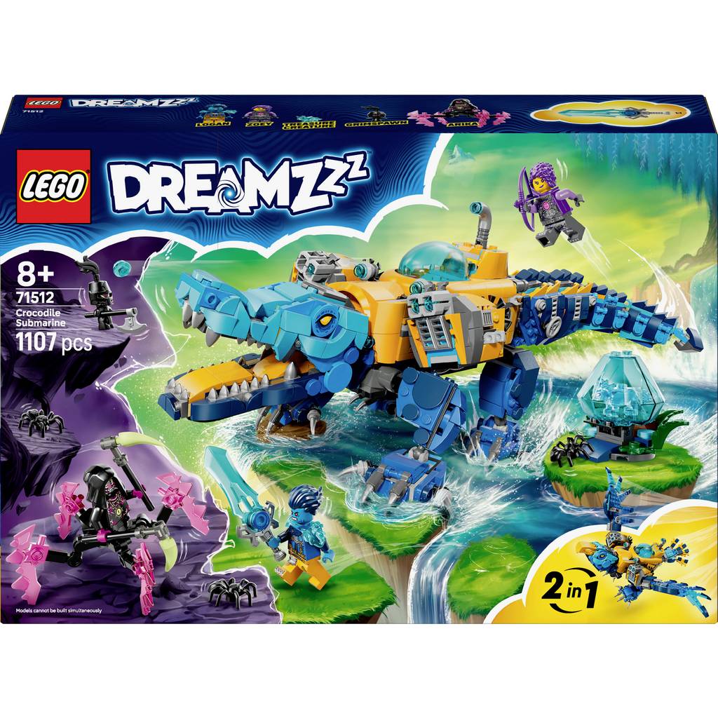LEGO DREAMZzz 71512 – Sous-marin crocodile