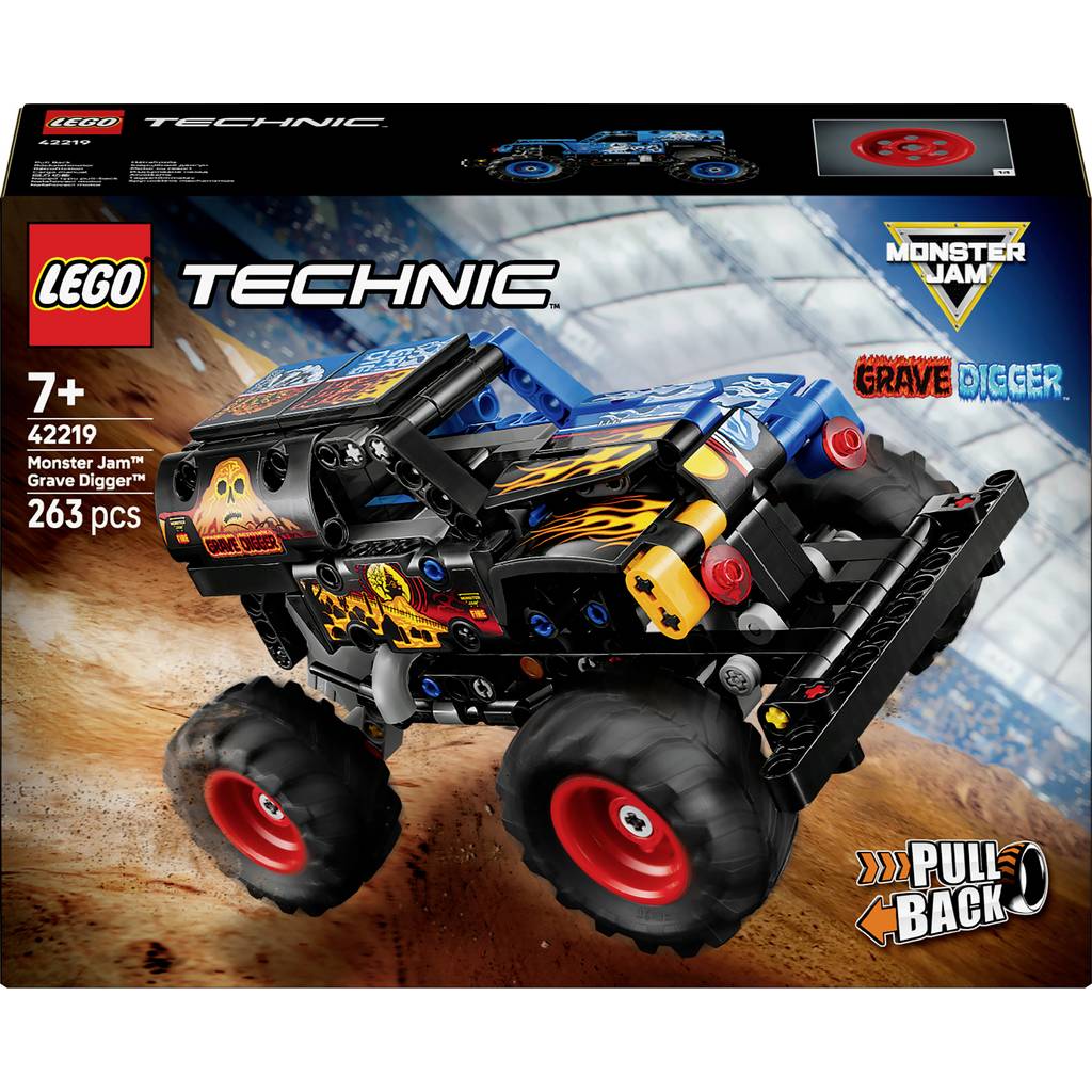 LEGO Technic 42219 – Monster Jam Grave Digger Fire & Ice