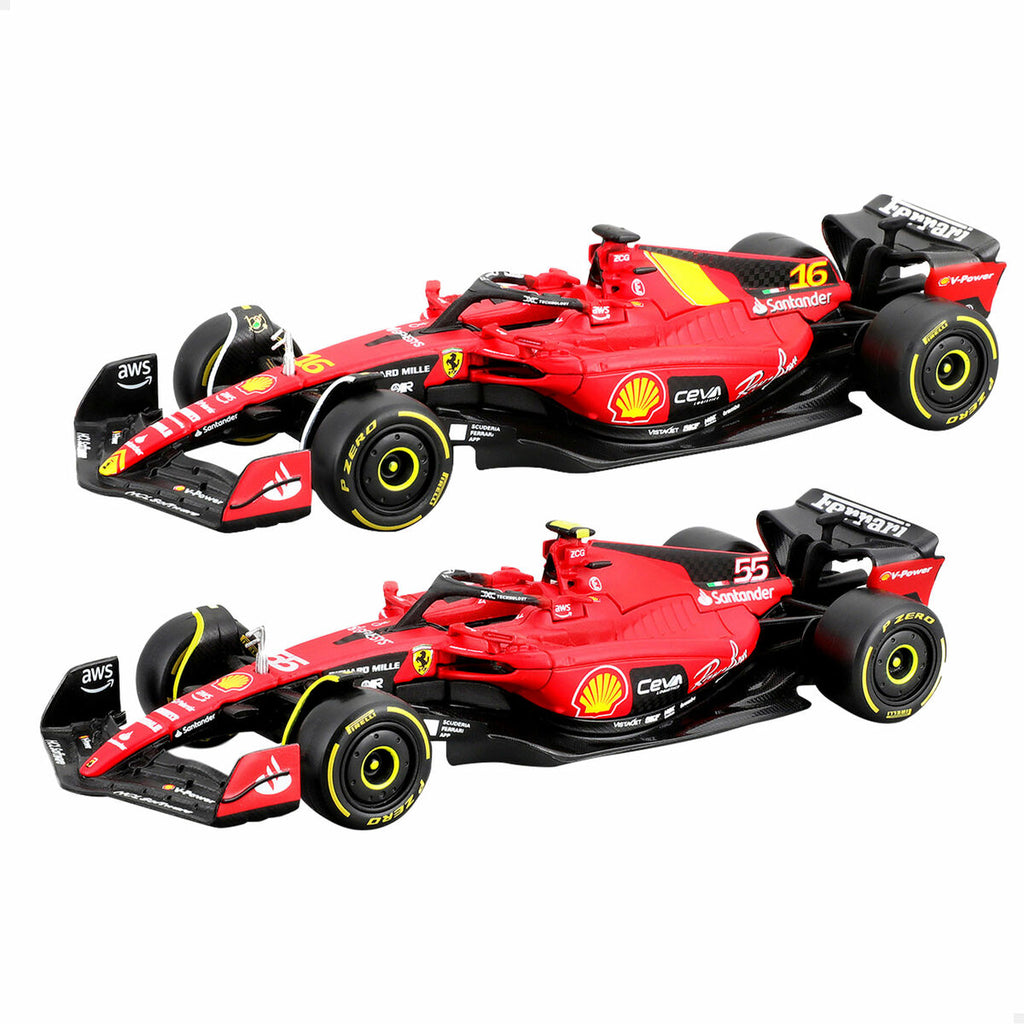 Bburago F1 – Ferrari SF-24 2024, lot de 2, 1:43
