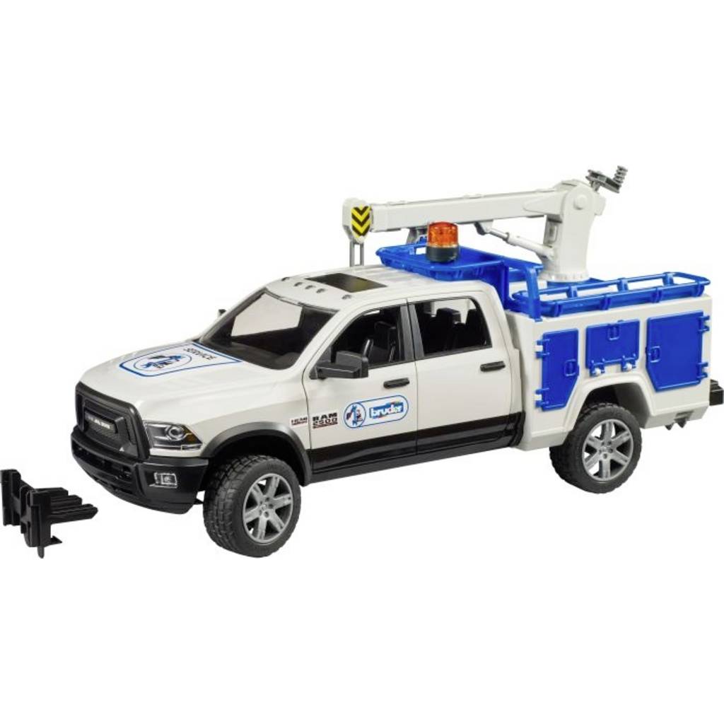 Bruder RAM 2500 – Camion de service avec grue 02509